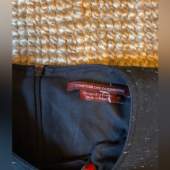 Women’s Comptoir Des Cotonniers Dress size XL black speckled. Exc condition - Picture 2 of 3